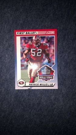 Patrick Willis Hall Of Fame Card