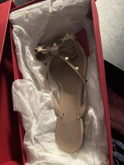 Valentino Rock stud PVC Flip Flops