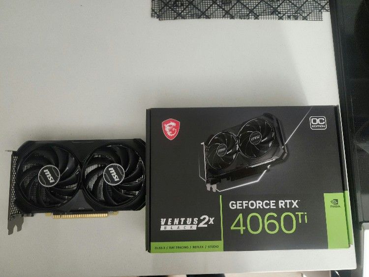 MSI RTX 4060 TI 16 GB GPU