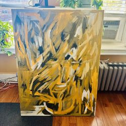 Large Abstract Wall Art – 48x36