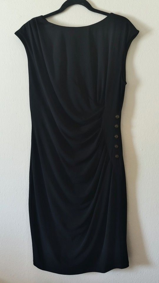 Jones New York Black Sleeveless Dress