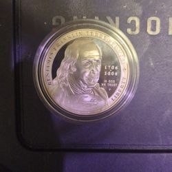 2006 Benjamin Franklin Tercentenary Silver Dollar 