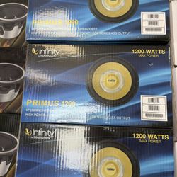 12 Inch Infinite Subwoofer 