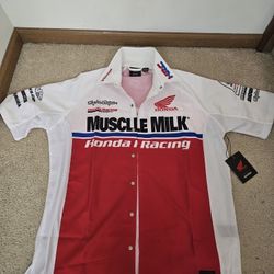 HONDA/MUSCLE MILK PIT SHIRT SIZE LARGE