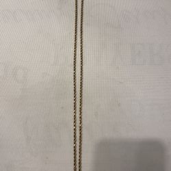14k Gold Rope Chain