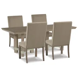 Chrestner Dining Table and 4 Chairs High-Grade Excellence
