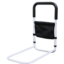 NEW Elderly Adults Safety, Bed Assist Rail with Motion Sensor LED Light Pouch, Adjustable Bed Cane Portable Handle Bedside Railing