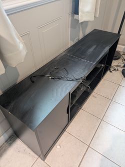 TV stand w/ LED lights and remote