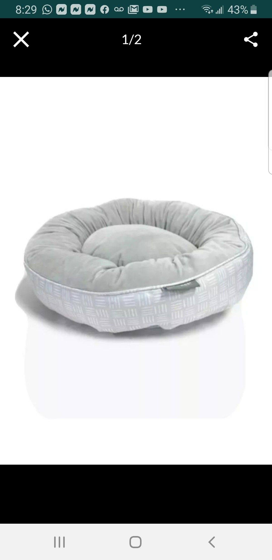 Small pet bed new never use