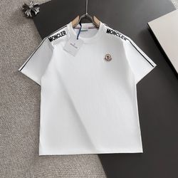 Moncler 2024s Summer Men’s White T-shirt New 