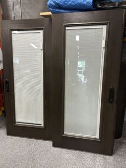 stained exterior doors