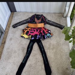 Skeleton Costume Days Of The Dead Sz. 4-8. Years