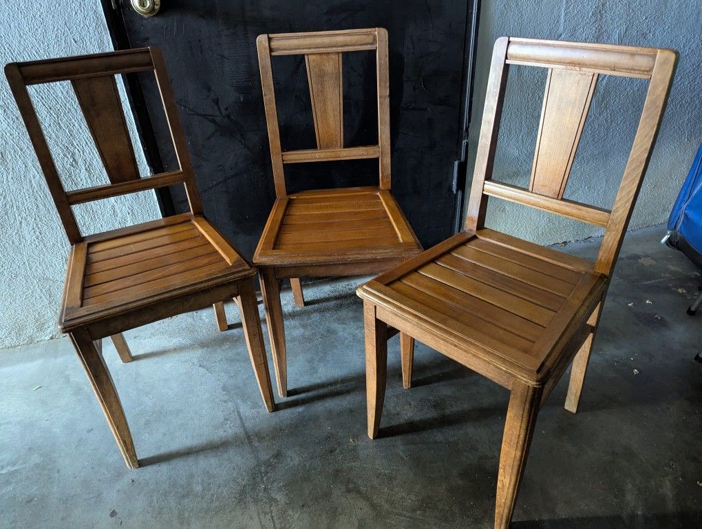 3 Antique French Chairs