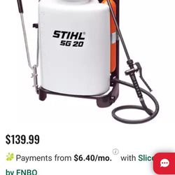 Stihl Backpack Sprayer Brand New