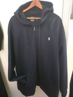 Ralph Lauren full zip hoodie (navy blue) XXL