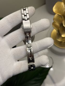 Seiko Silver women’s mother of pearl date watch