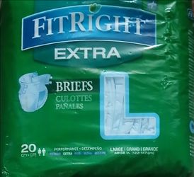 ADULT DIAPERS LARGE- FITRIGHT EXTRA