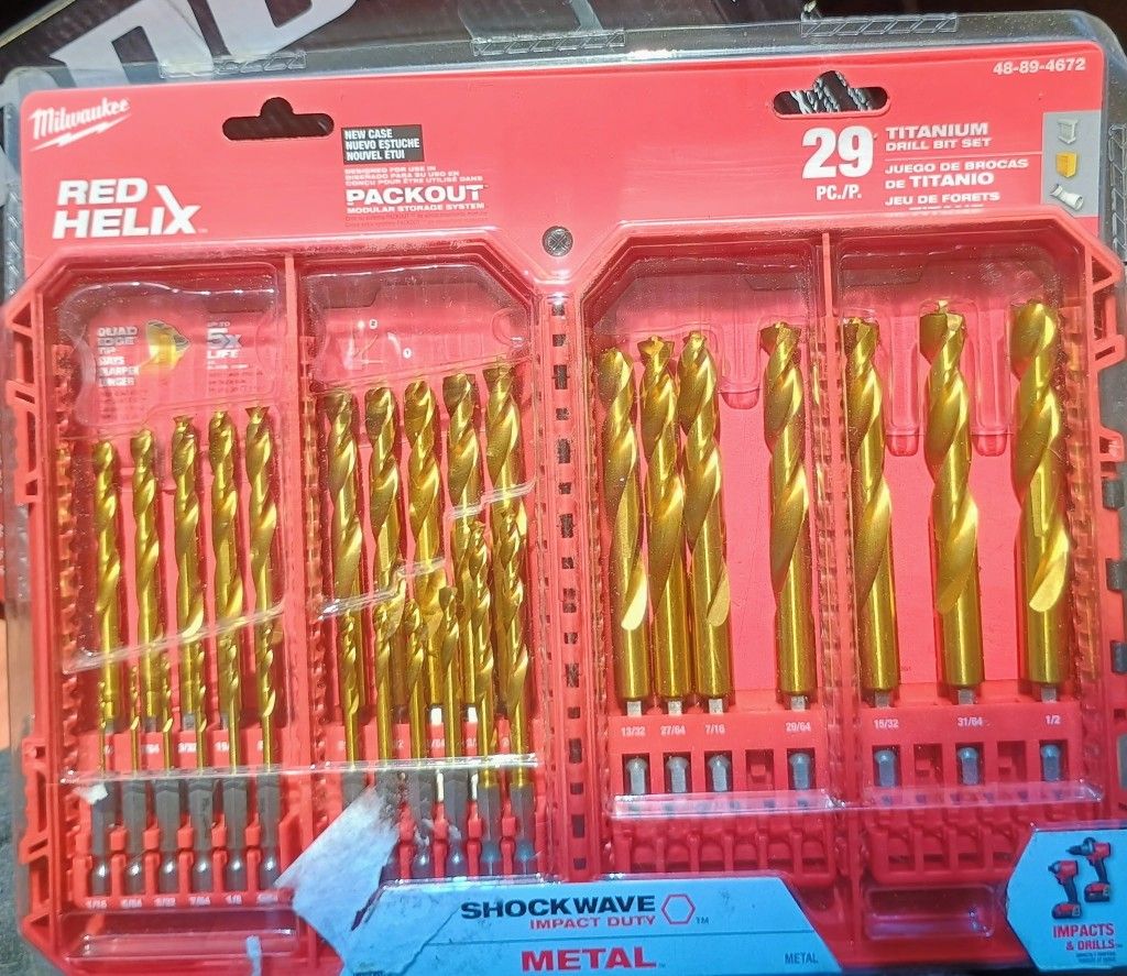 Milwaukee Titanium Drill Bit Set
