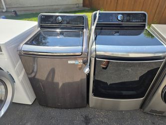 Lg Washer And Dryer Set Electric Topload