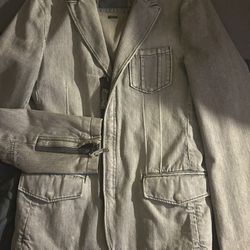 Armani Exchange - Vintage Grey Demin Jacket - Size S