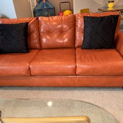 Poly And Bark italian leather sofa