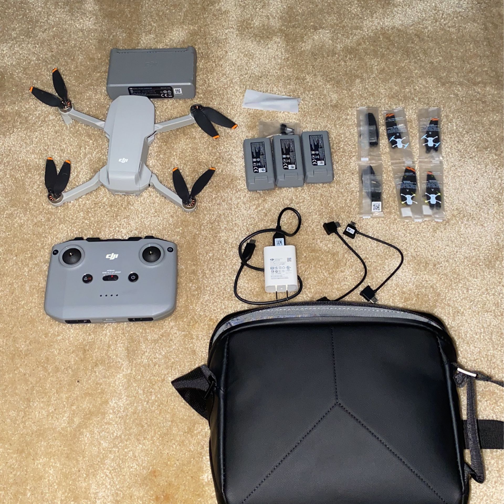 DJI Mini 2 Drone Fly More Bundle For Flying/Photography/Video