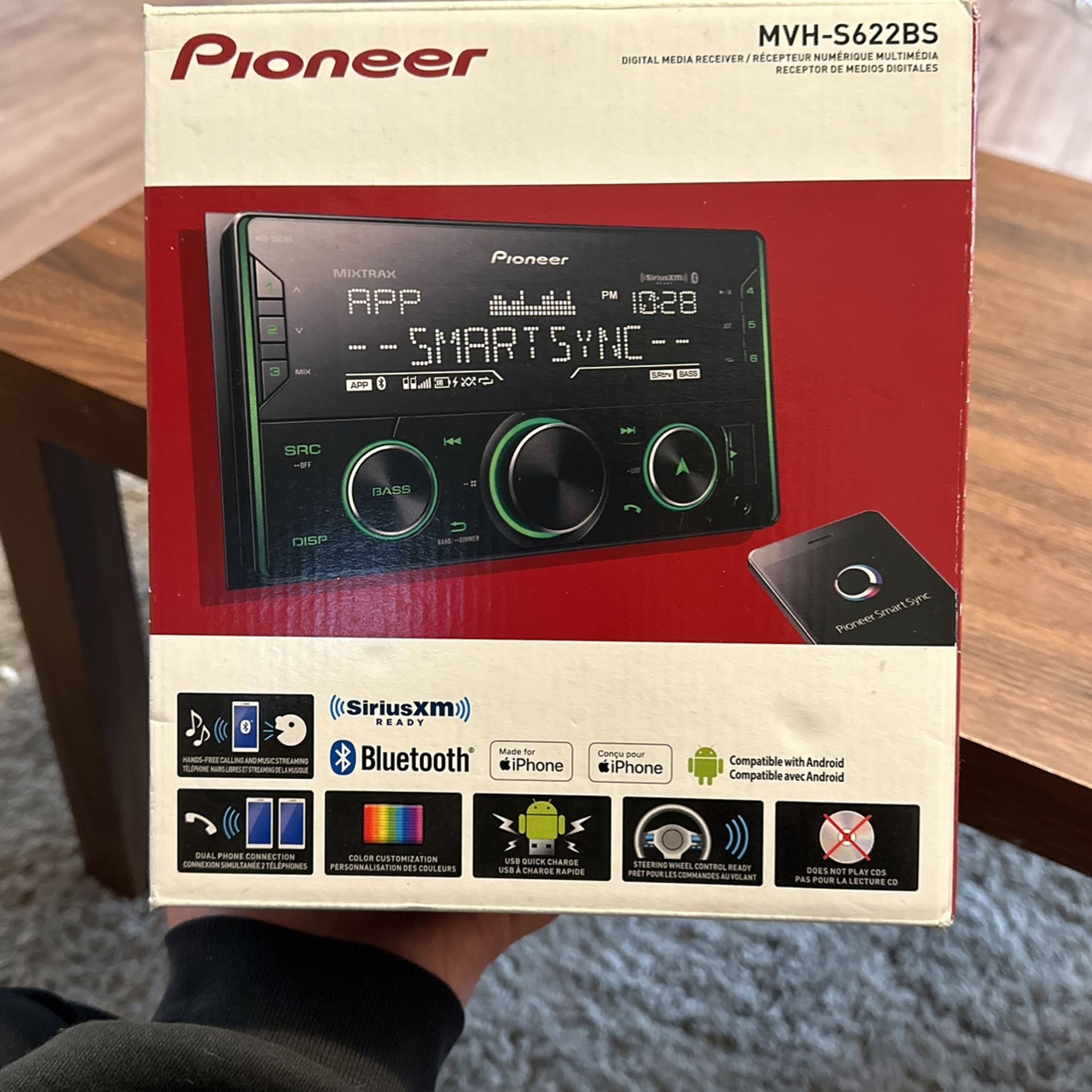 Pioneer MVH-S622BS Radio 