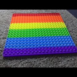 Giant Rainbow Pop It Fidget 400 Pops