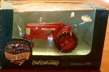 NEW* FARMALL WIDE FRONT 350 TRACTOR - 1998 ERTL 1:43 SCALE #33534 RAILWAY DESIGNS.