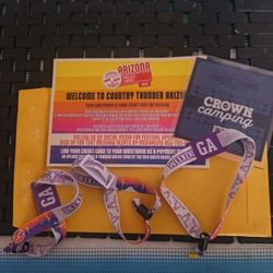 Crown Camping, Plus Three 4day Passes, For Country Thinder