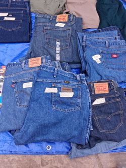 Men jeans Dickeys, Levis, Wrangler, Carhartt