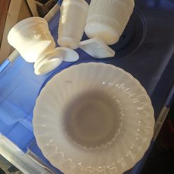 Milk Glass Misc Items