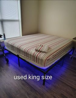 King size bed and or frame