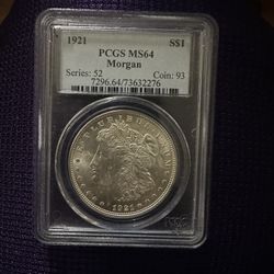 1 Silver Dollar. 1921 