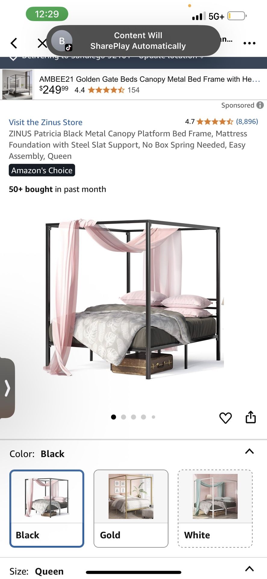 queen bed frame