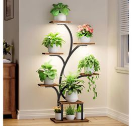 Plant Stand Indoor with Grow Lights