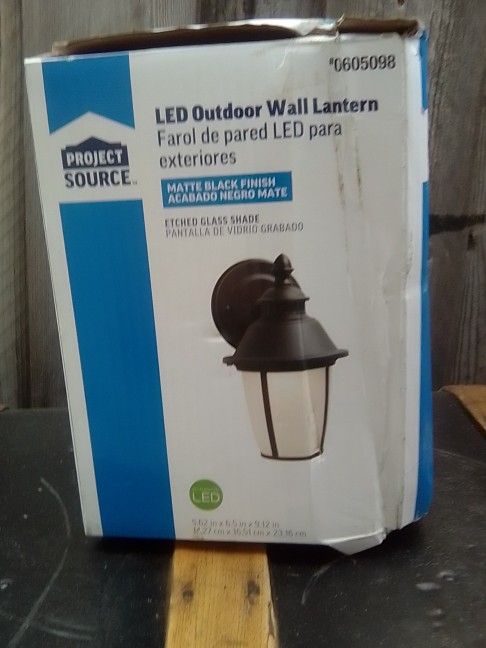 One Wall Lantern.