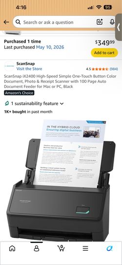 ScanSnap scanner