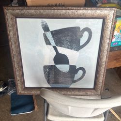 Big Painting, Abstract Art Of Kitchen Utensils