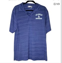 MLB Genuine Merchandise Los Angeles Dodgers Polo Shirt Size Large
