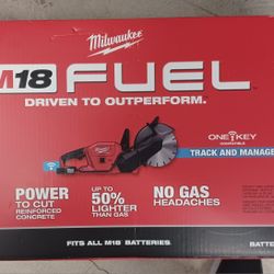 Milwaukee M18 FUEL ONE-KEY 18V Lithium-Ion Brushless Cordless 9 in. Cut Off Saw (Tool-Only)