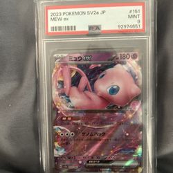 Mew Ex  151/165 Psa 9