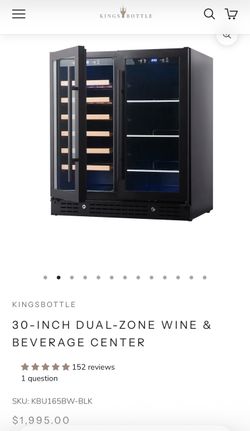 Kingsbottle 30” wine fridge