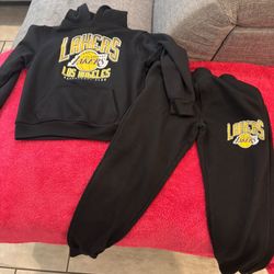 lakers sweat suit 
