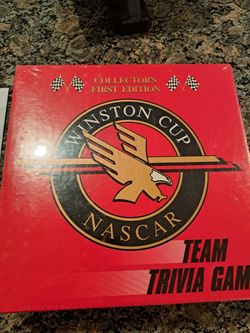 Vintage NASCAR Team Trivia board game