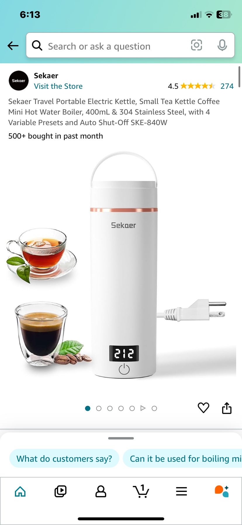 Portable Electric Kettle