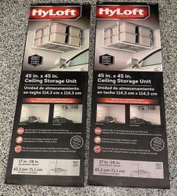 NEW HyLoft 45 in. W x 45 in. D Ceiling garage Storage