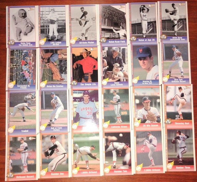 🏆 Nolan Ryan 1993 Dual Card Sets #111–#220 – Collector’s Edition, Mint Condition 🏆