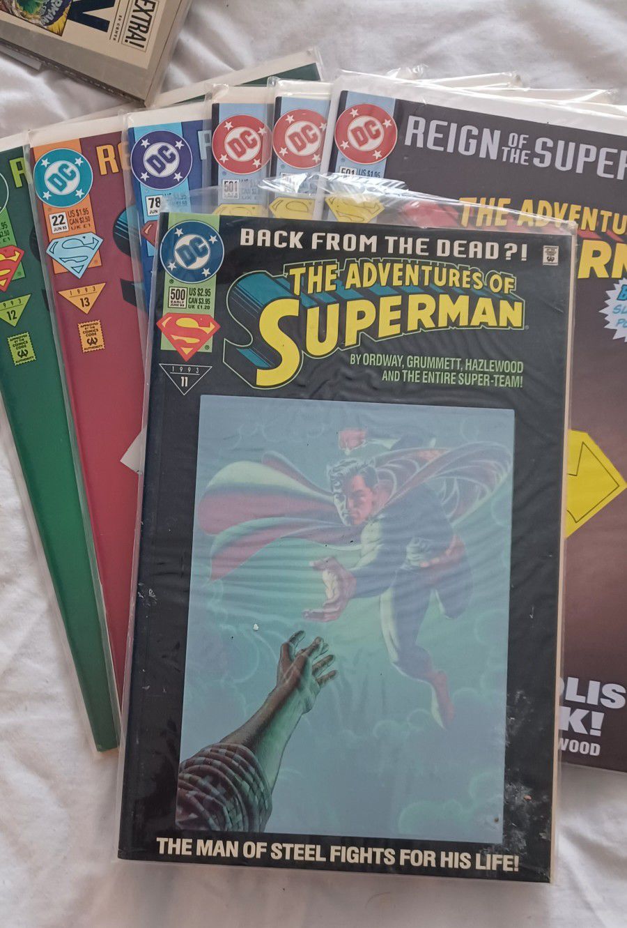Comic Lot Superman Adventures Of 