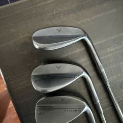 Callaway opus sp black wedge set